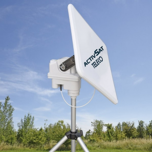 TELECO TELAIR ACTIVSAT 53SQ Antenna satellitare quadra portatile automatica LNB singolo