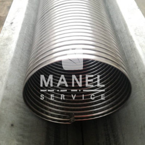 flexible exhaust pipe d 180 mm zinc
