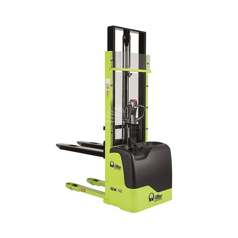 PRAMAC GX12/25 EVO - Electric stacker EVO version with a lift height of 2410 mm