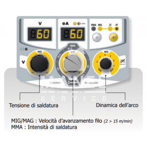 GYS MULTIWELD 250T SALDATRICE MIG - MAG - MMA Inverter