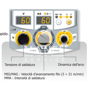 GYS MULTIWELD 400T SALDATRICE MIG - MAG - MMA Inverter