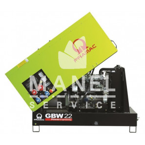 pramac gbw22p generatore 22kva trifase stagev quadro manuale supersilenziato