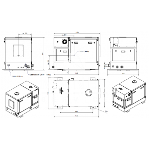 fischer panda 45i 400v inverter three phase sea generating set 36 kw