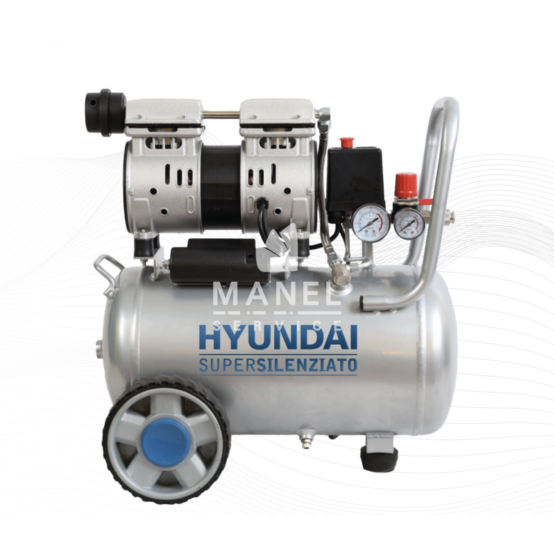 hyundai 65700p compressore supersilenziato 24lt