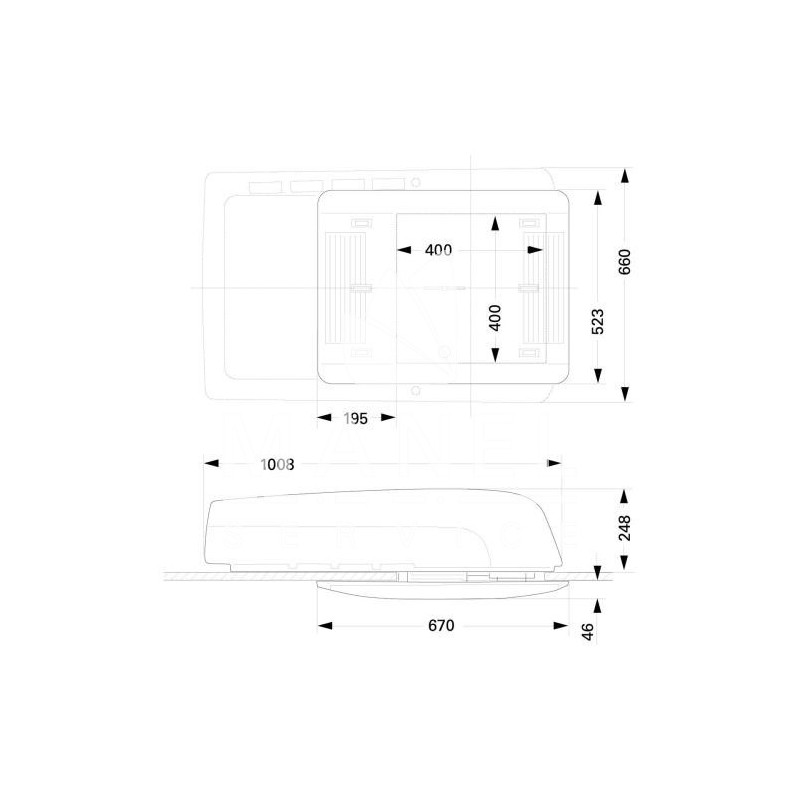 truma aventa comfort condizionatore da tetto 2400w