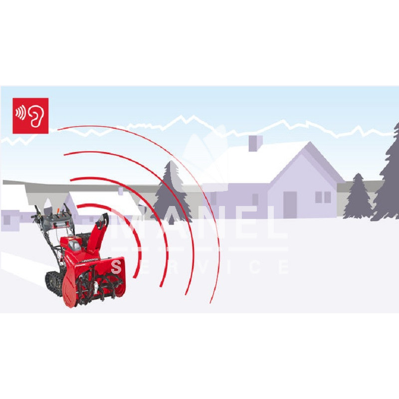 honda hss 1380a et snowthrower with tracks