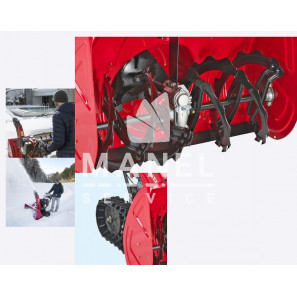 honda hss 1380a et snowthrower with tracks