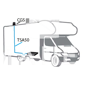 telair tsp57 tubo in pvc gas di scarico o 57 conf mt 10