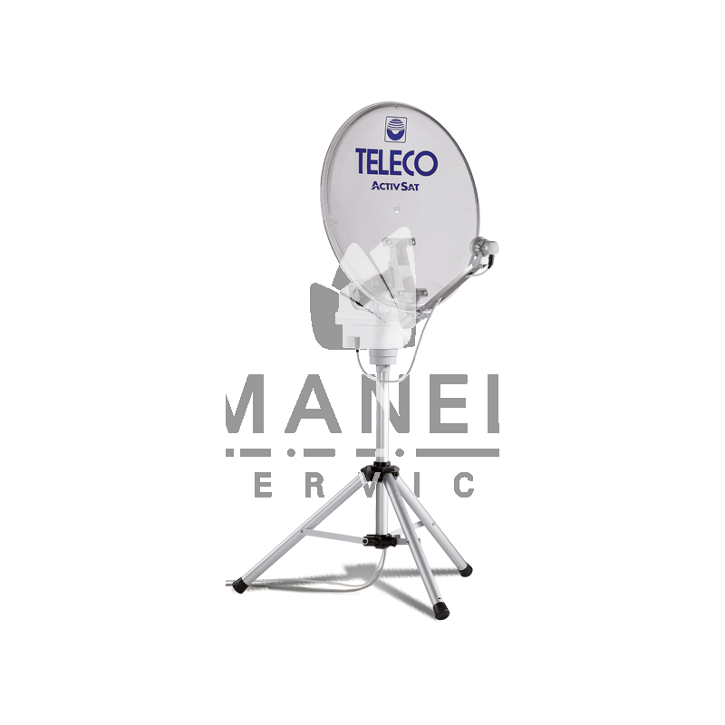 teleco telair activsat 65 twin automatic portable satellite antenna lnb single 18290