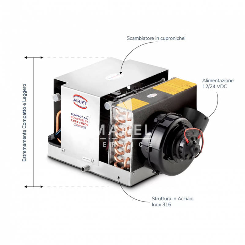 thermowell airjet24 climatizzatore 12v 7400 btu h