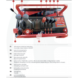 mch h780 gxe motocarriola cingolata 800kg